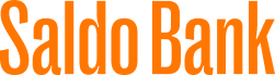 Saldo Bank wordmark logo in a bold, condensed orange sans-serif font.